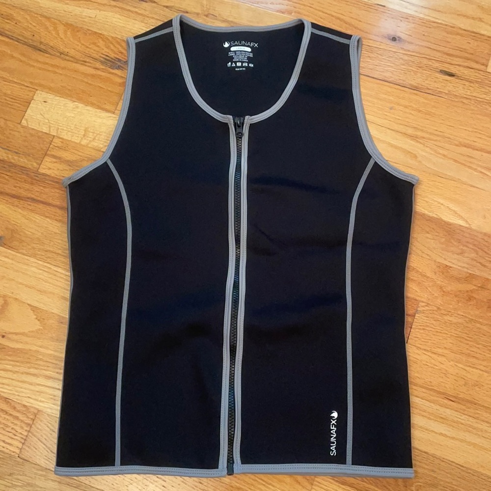 SAUNAFX Zip-Up Neoprene Vest